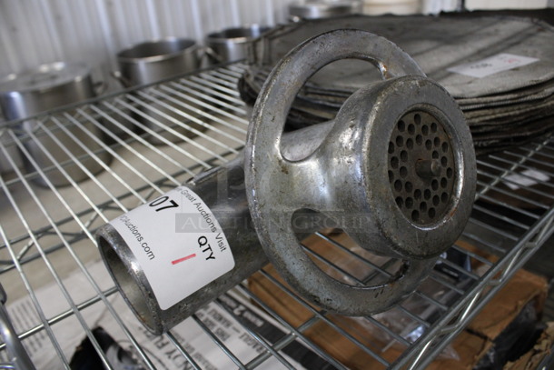Metal Commercial Meat Grinder Attachment. 7x9x9.5 - Image 1 of 3
