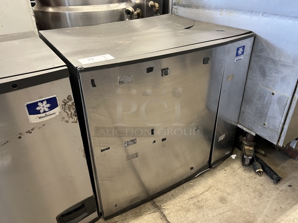 2012 Manitowoc Model SY0894N Stainless Steel Commercial Ice Machine Head w/ Manitowoc Model JC0495 Remote Fan. 208-230 Volts, 1 Phase. 30x25x27 - Image 3 of 12