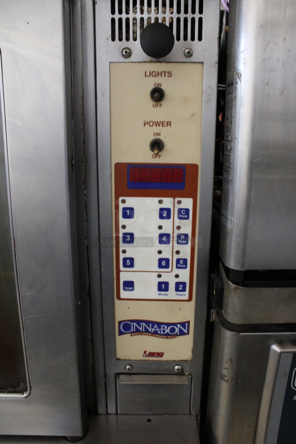 2 Lang Stainless Steel Commercial Electric Powered Full Size Convection Oven w/ View Through Doors and Metal Oven Racks. 220-480 Volts, 3 Phase. 40x39x62. 2 Times Your Bid! - Image 4 of 7