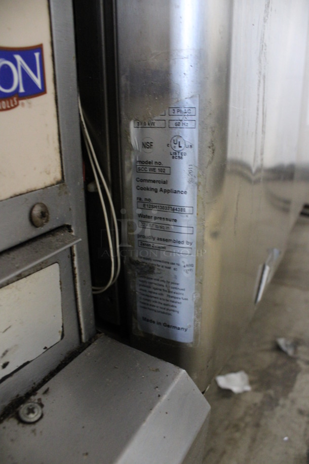 2 Rational 5Senses Stainless Steel Commercial Combitherm Self Cooking Center Convection Ovens on Commercial Casters. Top Model: SCC WE 62. Bottom Model: SCC WE 102. 480 Volts, 3 Phase. 42x40x73. 2 Times Your Bid! - Image 6 of 6