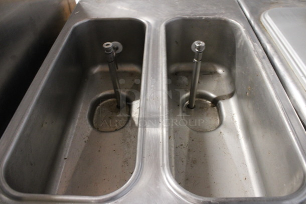 Taylor Model 794-33 Stainless Steel Commercial Floor Style Water Cooled 2 Flavor w/ Twist Soft Serve Ice Cream Machine on Commercial Casters. 208-230 Volts, 3 Phase. 20x34x59 - Image 6 of 7