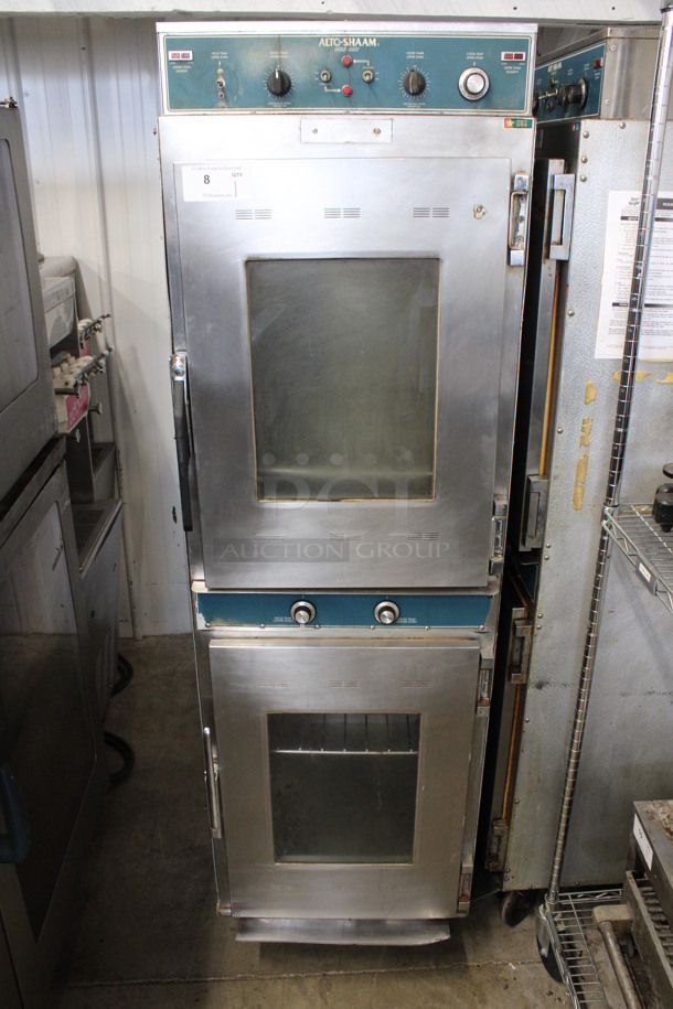 Alto Shaam Model 1000-TH/I DELUXE Stainless Steel Commercial Cook N Hold Oven on Commercial Casters. 208-240 Volts. 23x30x76.5 - Image 1 of 9