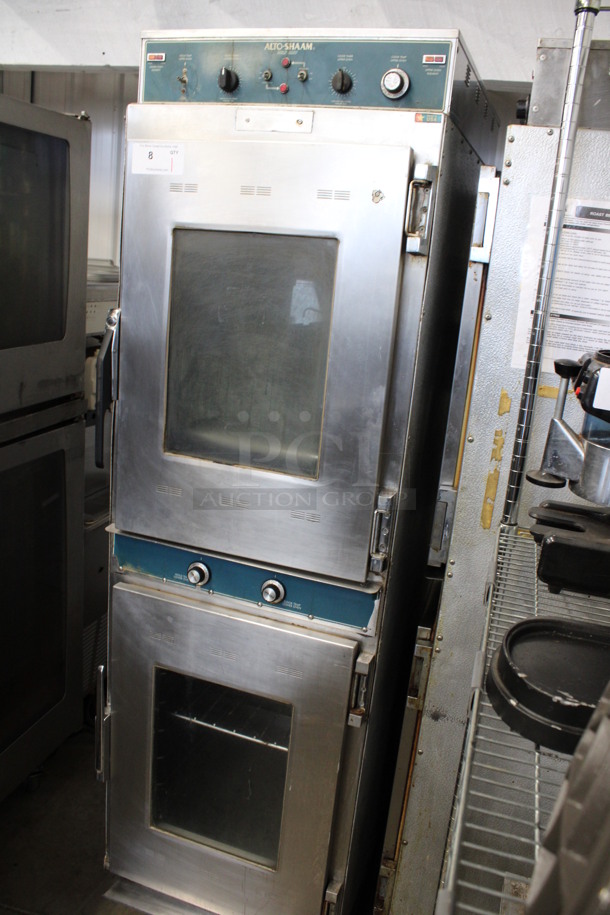 Alto Shaam Model 1000-TH/I DELUXE Stainless Steel Commercial Cook N Hold Oven on Commercial Casters. 208-240 Volts. 23x30x76.5 - Image 3 of 9