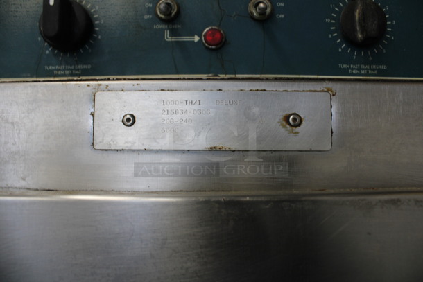 Alto Shaam Model 1000-TH/I DELUXE Stainless Steel Commercial Cook N Hold Oven on Commercial Casters. 208-240 Volts. 23x30x76.5 - Image 5 of 9
