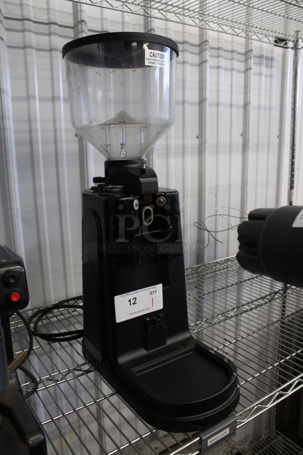 Metal Commercial Countertop Espresso Bean Grinder w/ Hopper. 8x16x24. Tested and Does Not Power On - Image 2 of 7