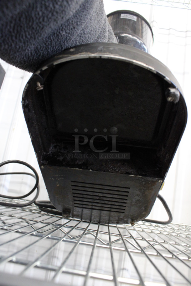 Metal Commercial Countertop Espresso Bean Grinder w/ Hopper. 8x16x24. Tested and Does Not Power On - Image 6 of 7