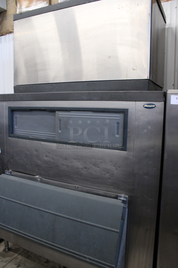 Scotsman Model CME2006RS-3C Stainless Steel Commercial Ice Machine Head on Follett Stainless Steel Commercial Ice Bin. 208/230 Volts, 3 Phase. 60x42x89 - Image 2 of 7