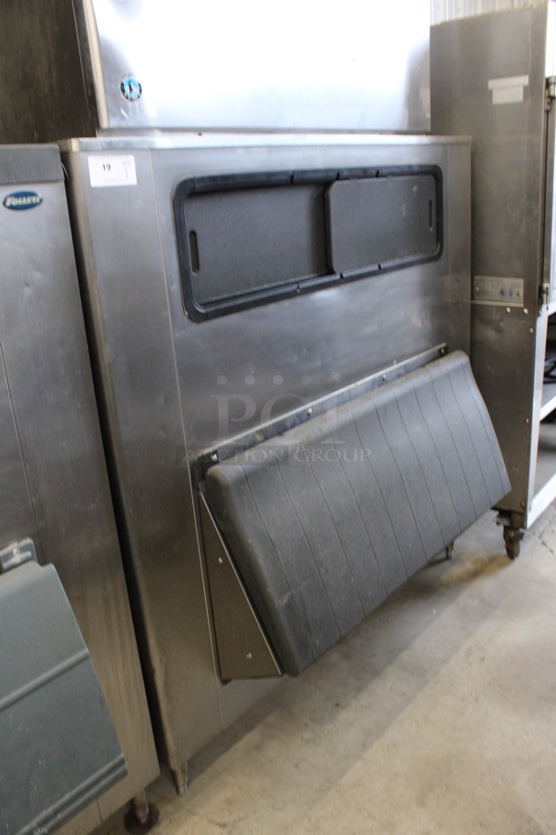 Hoshizaki Model KM-1900SRJ3 Stainless Steel Commercial Ice Machine Head on Hoshizaki Model B-1500SS Stainless Steel Commercial Ice Bin. 208/230 Volts, 3 Phase. 60x43x98.5 - Image 4 of 8