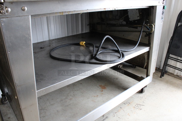 Hardt Model Inferno Stainless Steel Commercial Natural Gas Powered 7 Spit Rotisserie Oven on Commercial Casters. 150,000 BTU. 58x41x77 - Image 8 of 9
