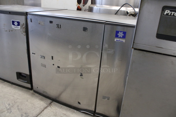 2012 Manitowoc Model SY0894N Stainless Steel Commercial Ice Machine Head w/ Manitowoc Model JC0495 Remote Fan. 208-230 Volts, 1 Phase. 30x25x27 - Image 2 of 12