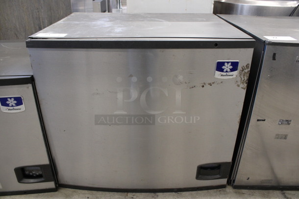 2011 Manitowoc Model IY0694N-261 Stainless Steel Commercial Ice Machine Head w/ Manitowoc Model JC0895 Remote Fan. 208-230 Volts, 1 Phase. 30x25x27