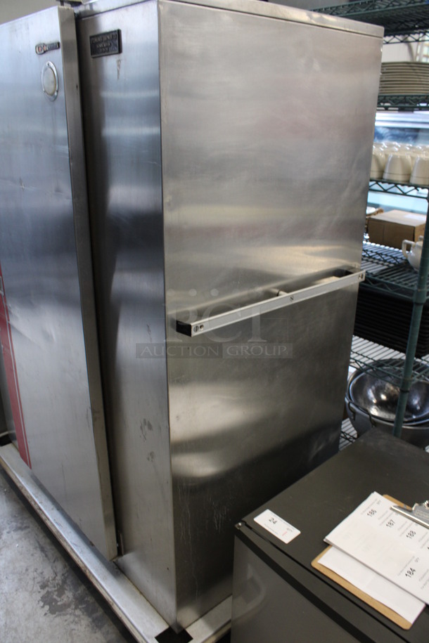 Carter Hoffmann Stainless Steel Commercial Single Door Reach In Cabinet on Commercial Casters. 50x31x64 - Image 2 of 6