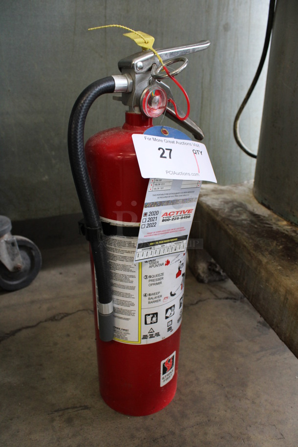Strike First Dry Chemical Fire Extinguisher. 5x6x20.5 - Image 4 of 5