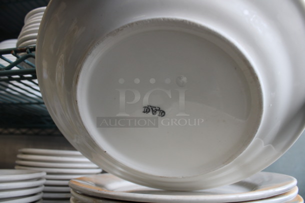 8 White Ceramic Plates. 10.25x10.25x1. 8 Times Your Bid! - Image 3 of 3