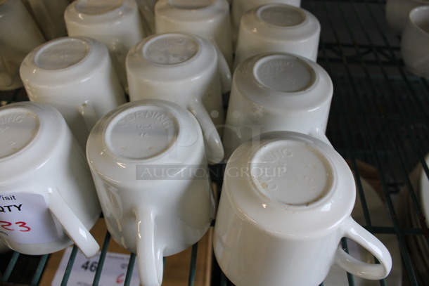 23 White Ceramic Mugs. 4x3x3. 23 Times Your Bid! - Image 3 of 3