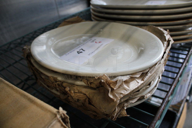 6 BRAND NEW! White Ceramic Oval Plates. 10.5x7.5x1. 6 Times Your Bid! - Image 2 of 3