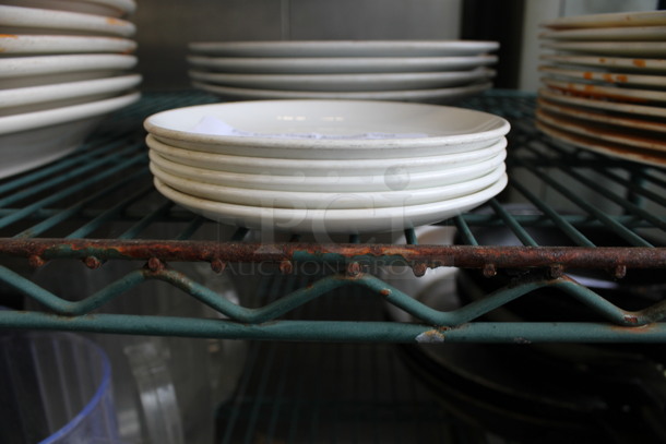 5 White Ceramic Saucers. 5.5x5.5x0.5. 5 Times Your Bid! - Image 3 of 3