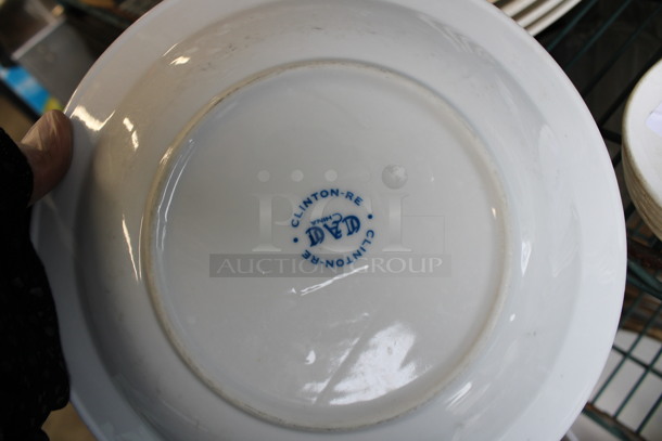 4 White Ceramic Pasta Plates. 9x9x1.5. 4 Times Your Bid! - Image 3 of 3
