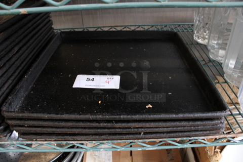 4 Metal Square Baking Pans. 16x16x1. 4 Times Your Bid!