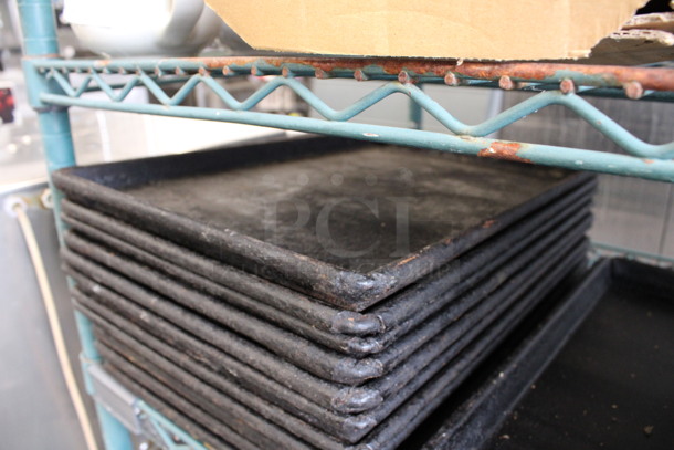 12 Metal Rectangular Baking Pans. 12x18x1. 12 Times Your Bid! - Image 2 of 2