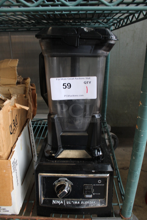Ninja Ultima Metal Countertop Blender w/ Pitcher. 8x9x17. Tested and Does Not Power On - Image 1 of 4