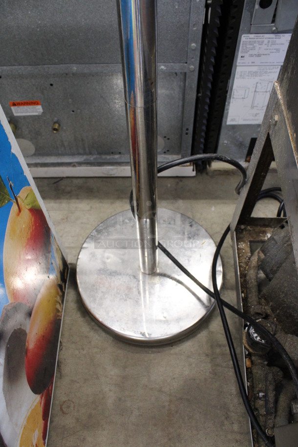 Metal Floor Style Hand Sanitizer Dispenser on Metal Stand. 12x12x63 - Image 4 of 4