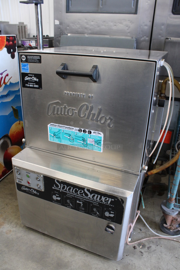 Auto-Chlor System Space Saver ENERGY STAR Stainless Steel Commercial Dishwasher w/ Dish Caddy. 23x28x33.5 - Image 2 of 8