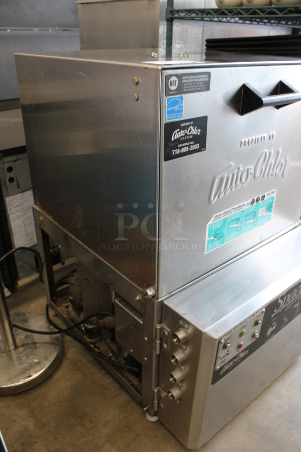 Auto-Chlor System Space Saver ENERGY STAR Stainless Steel Commercial Dishwasher w/ Dish Caddy. 23x28x33.5 - Image 6 of 8