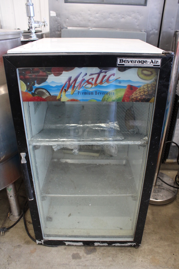 Beverage Air Model UR30G Metal Commercial Mini Cooler Merchandiser w/ Racks. 115 Volts, 1 Phase. 20.5x26x35.5. Tested and Working! - Image 1 of 5