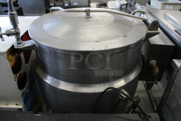2011 Vulcan Hart Model MDMT-20 Stainless Steel Commercial Steam Powered Floor Style 20 Gallon Steam Kettle. 32x38x48 - Image 7 of 7