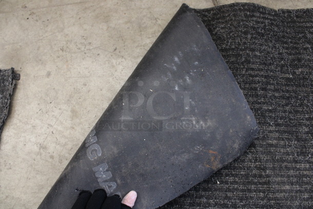 Gray Floor Mat Runner. 34x119 - Image 3 of 3