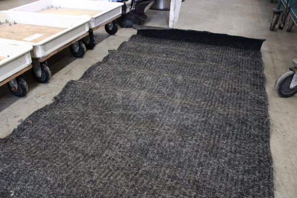 Gray Floor Mat Runner. 34x116 - Image 3 of 4