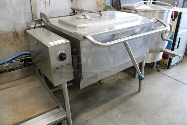 Legion Model TGSP-2430 Stainless Steel Commercial Natural Gas Powered Floor Style Braising Pan. 90,000 BTU. 47x40x38 - Image 2 of 7