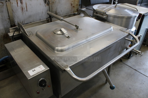 Legion Model TGSP-2430 Stainless Steel Commercial Natural Gas Powered Floor Style Braising Pan. 90,000 BTU. 47x40x38 - Image 3 of 7