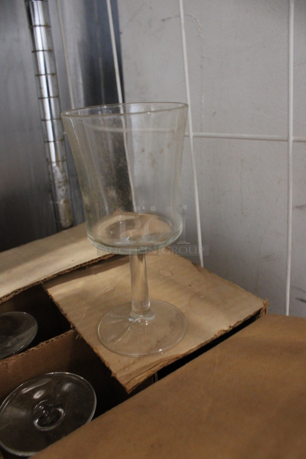 11 BRAND NEW IN BOX! Goblet Wine Glasses. 3x3x6. 11 Times Your Bid! - Image 2 of 2