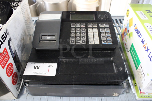Casio Model SE-S700 Countertop Electronic Cash Register. 13x13x6 - Image 1 of 4