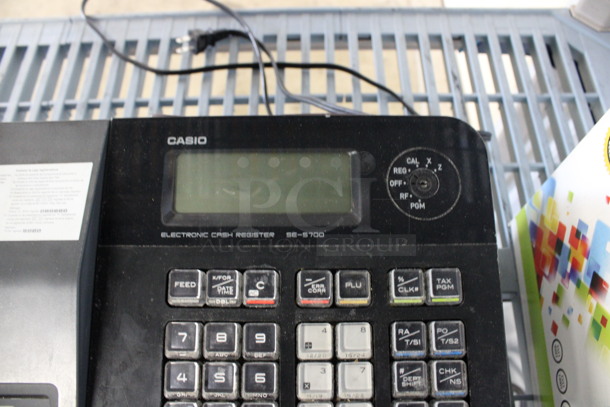 Casio Model SE-S700 Countertop Electronic Cash Register. 13x13x6 - Image 2 of 4