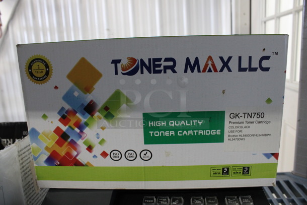 IN ORIGINAL BOX Toner Max LLC GK-TN750 Premium Toner Cartridge. Unsure If New or Used.  - Image 1 of 3
