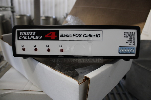 3 BRAND NEW IN BOX! Whozz Calling Basic POS Caller ID. 8x6x2. 3 SE-S700 - Image 2 of 4