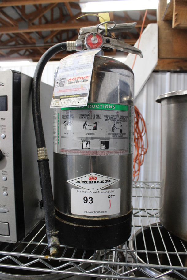 Amerex Wet Chemical Fire Extinguisher. 7x8x19 - Image 1 of 4