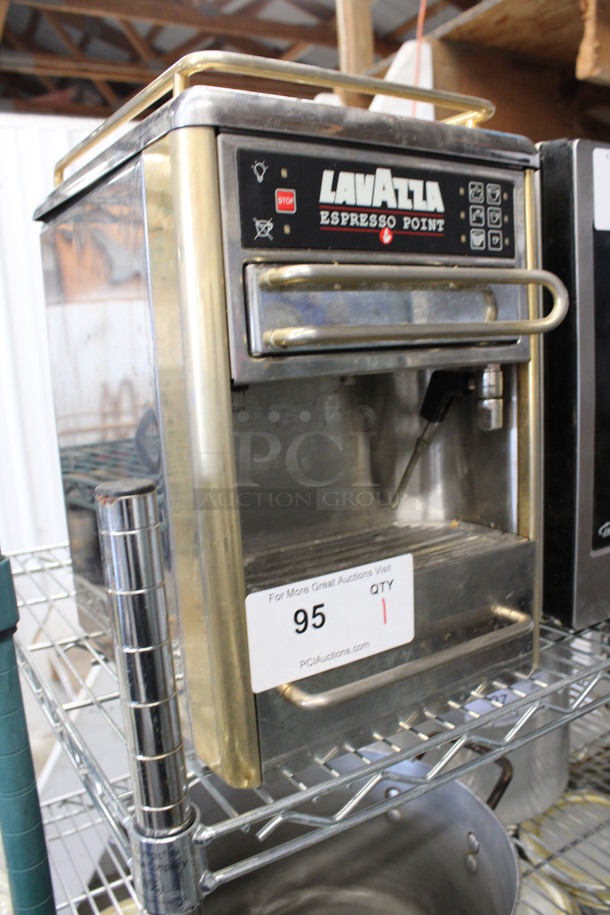 LavAzza Stainless Steel Commercial Countertop Espresso Machine w/ Steam Wand. 9x12x14 - Image 2 of 4