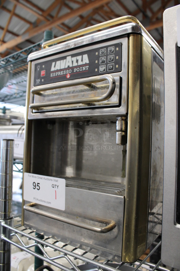 LavAzza Stainless Steel Commercial Countertop Espresso Machine w/ Steam Wand. 9x12x14 - Image 4 of 4