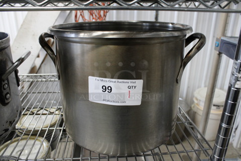 Stainless Steel Stock Pot. 15x13x11