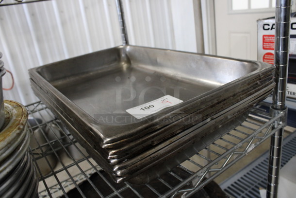 9 Stainless Steel Full Size Drop In Bins. 1/1x2. 9 Times Your Bid! - Image 3 of 4
