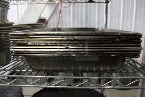 9 Stainless Steel Full Size Drop In Bins. 1/1x2. 9 Times Your Bid! - Image 4 of 4