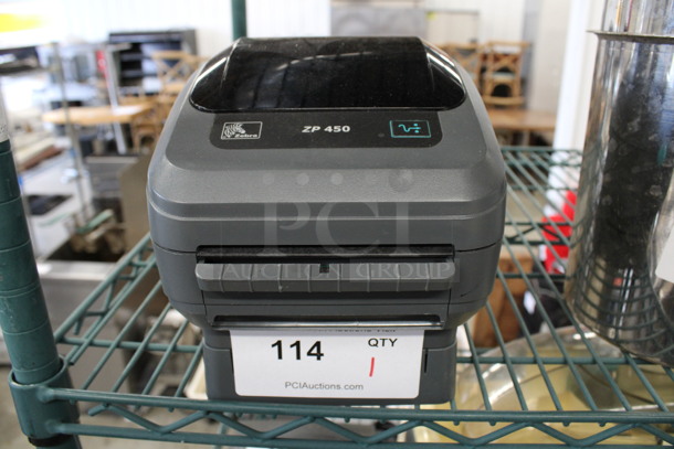 Zebra Countertop Label Printer. 7x9x7