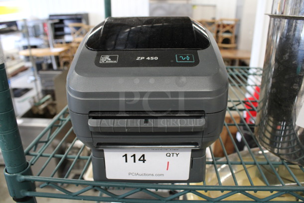 Zebra Countertop Label Printer. 7x9x7 - Image 1 of 3