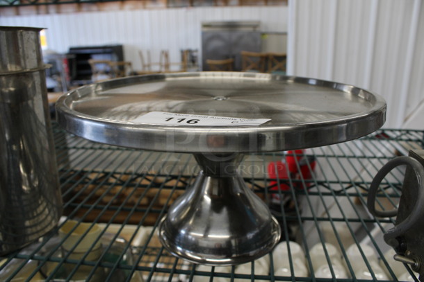 Metal Countertop Cake Stand. 13x13x6.5 - Image 1 of 3
