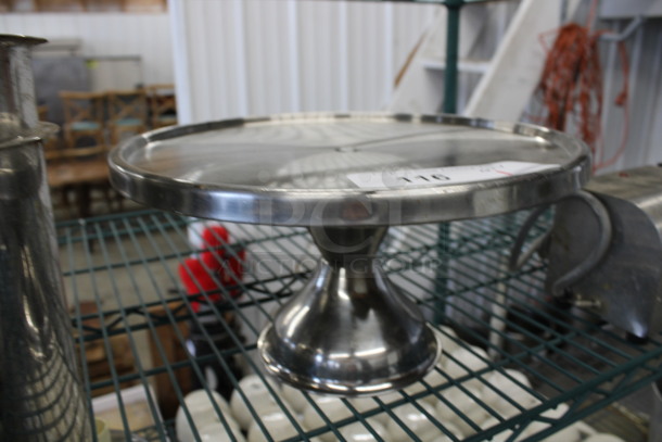 Metal Countertop Cake Stand. 13x13x6.5 - Image 2 of 3