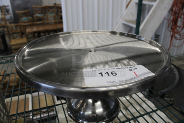 Metal Countertop Cake Stand. 13x13x6.5 - Image 3 of 3